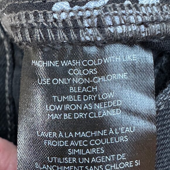 NWT Free People We The Free Ghost Town High Rise Long Short in Worn Black Sz 25 - Picture 7 of 10